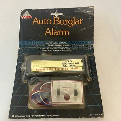 $24.99 • Buy Vintage Cobra  Alarm System B3006  Works On 6 And 12 Volt. NOS Hong Kong