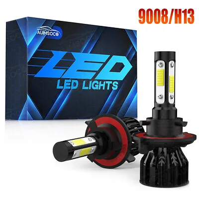 Pair H13 LED Headlights Bulbs For Ford F250 F350 Super Duty 2005-2022 Hi.Lo Beam • $29.99