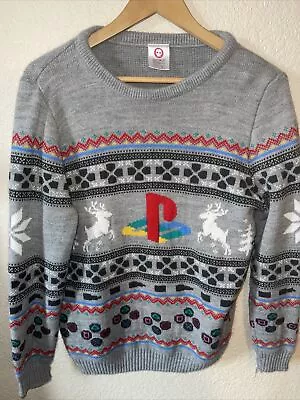 NUMBSKULL PlayStation Ugly Christmas Sweater Sz Med Holiday Costume Long Sleeve • $39.99