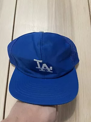Vintage MLB Los Angeles Dodgers Mesh Trucker SnapBack Hat M/L • $30