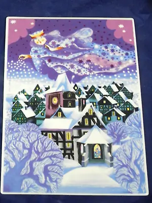 Villeroy & Boch CeramCard Silent Night Porcelain Art Christmas Postcard M. Mann • $19.50