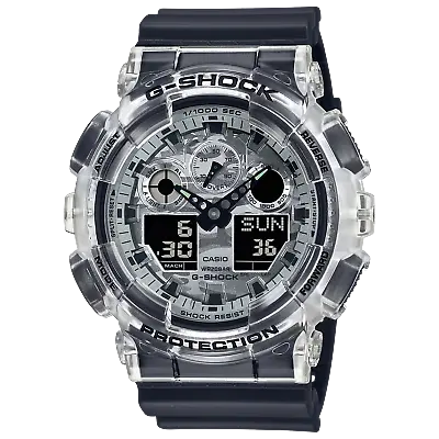Casio G-Shock Transparent Camouflage Watch (GA-100SKC-1A) • $85.99