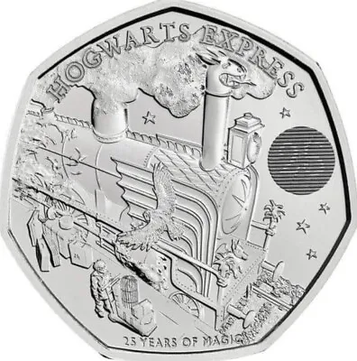 £10.95 • Buy Harry Potter 2022 50p Hogwarts Express Fifty Pence BUNC Coin RARE NEW 2/4 GIFT 