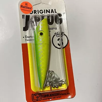 LUHR-JENSEN           J-Plug      #3                      Flo- Green Chartreuse  • $22.99