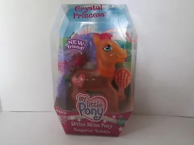 My Little Pony 2006 G3 Crystal Princess Divine Shine Pony Tangerine Twinkle • $33