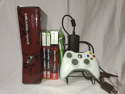 Xbox 360 Console Gears Of War 123 Limited Edition 320GB Used From Japan • $159