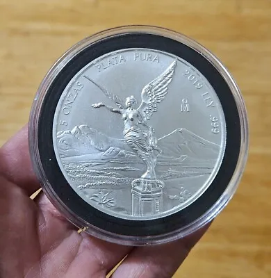 5oz Silver 999.9 Libertad 2019 Bullion Coin • $999
