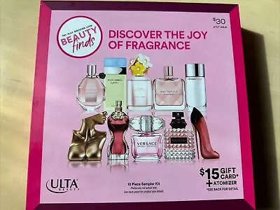 Ulta Women's Discover The Joy Of Fragrance 10pc Parfum Sampler Gift Set For Her • £57.86