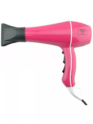 Wahl Professional Super/Power Dry 2000W Hair Dryer Tourmal Ionic+2 Nozzles/Pink • $76
