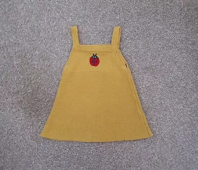 Baby Girls Next Mustard Colour Knitted Dress Age Up To 3 Months • £1.50