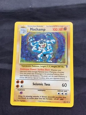 Pokemon Cards: Legendary Collection Rare Holo: Machamp 15/110 • £0.99