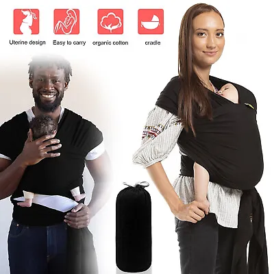 Baby Sling Strap Baby Wrap Carrier Newborn Carrying Strap Handsfree Baby Carrier • £12.99