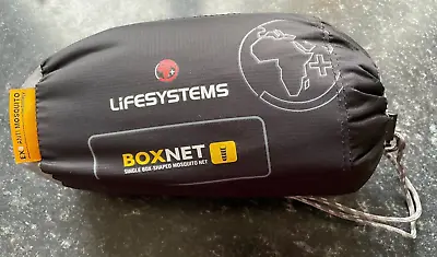 Lifesystems Boxnet Single Box Shaped Mosquito Net In Excellent Condition • £12.95