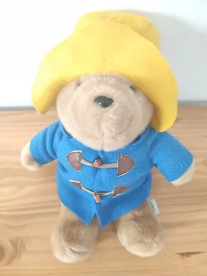 Eden Paddington Bear Soft Toy Teddy Blue Duffel Coat Yellow Hat 16  • £9.99