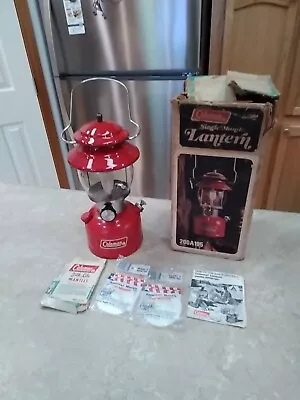 COLEMAN MODEL 200A SINGLE MANTLE LANTERN MADE IN USA IN MAY OF 1979 With Box +++ • $175.99