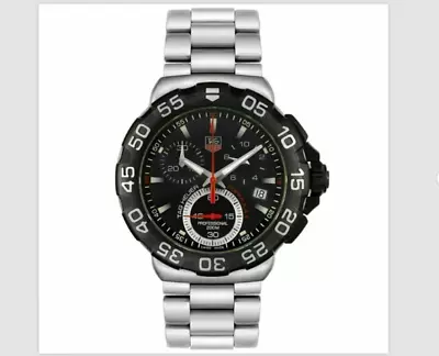 Tag Heuer Formula 1 Men's Black Chronograph Watch CAH1110.BA0850 41mm 200m WR • $750.37