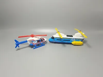 Emergency Rescue Ambulance Set Transport Helicopter Double Blade Chopper RSQ Lot • $7.50