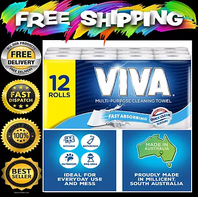 VIVA Paper Towels 12 Count (4x3 Rolls) - Packaging May Vary • $29.96