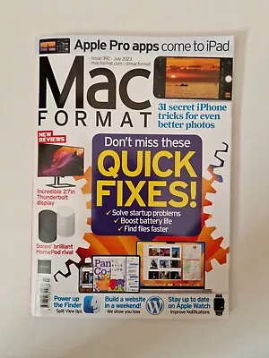 MacFormat Magazine Apple Mac MacBook IPhone IPad Watch IOS App Guides Tutorials • £4.99