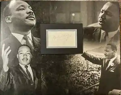 Martin Luther King Jr Signed Display ICZ Dave Norman Autograph COA • $1373