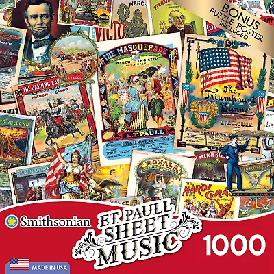 Smithsonian Archives Collection 1000 PC - ET Paull Sheet Music • $17.49