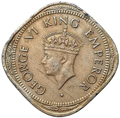 British India 1946 Coin 2 Annas King George VI • $3.73