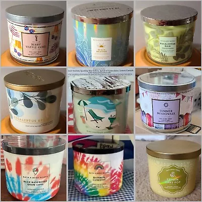 Bath And Body Works 3 Wick Candles    You Choose. New • $14