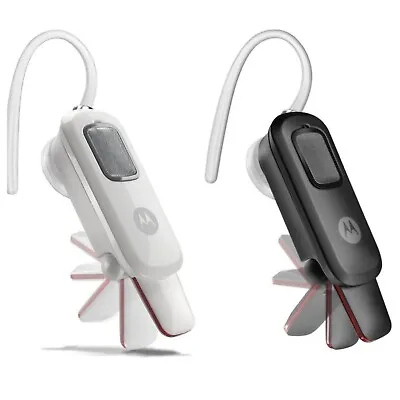 Motorola HX550 Black Ear-Hook Headsets Black And Red - Good • $89.99