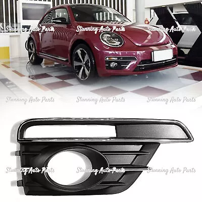 Front Fog Light Lamp Grill Cover Bezel Right Side Black For 2017-2019 VW Beetle • $34.99