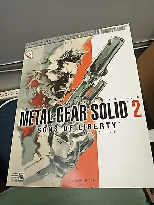 Metal Gear Solid 2 Sons Of Liberty Official Strategy Guide Poster Still Attached • $19.99