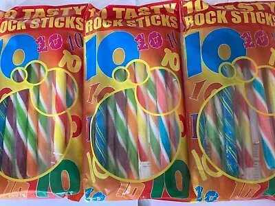 Gift Box Of 30 Sticks Of Blackpool Rock - Mix Of Flavours - Great Gift Packs • £14