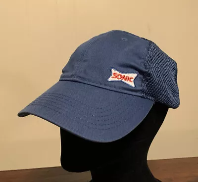 Sonic Drive-In Restaurant Snapback Cap / Employee Uniform Car-hop Mesh Hat • $14.90