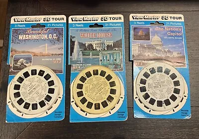 Vintage View Master 3 Sets Of Reels Washington D.c/ White House/nations Capitol • $40