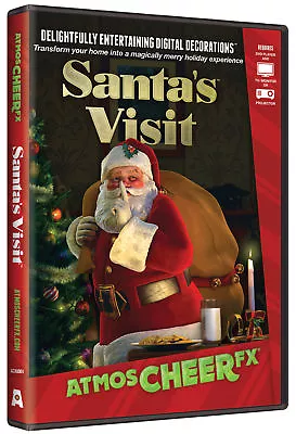 Santa's Visit DVD AtmosCheerFX Christmas Virtual Window Projection AtmosCheer • $33.99