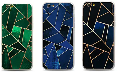 $11.99 • Buy IPhone 7/8, 11, 11 Pro, 11 Pro Max, A30/20 Shockproof Geometric Marble Case