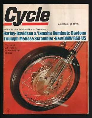 1968 June Cycle - Vintage Motorcycle Magazine • $14.24