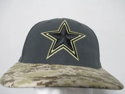 Vintage New Era Dallas Cowboys Salute To Service Sewn 7 3/8 Fitted Cap Hat Nwt • $39.99