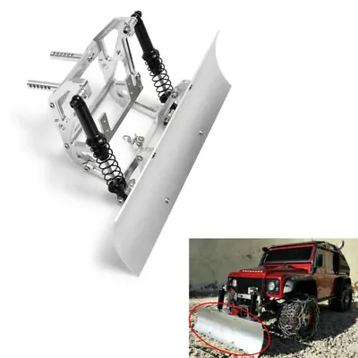 Aluminum Snow Shovel Plow Blade Fit For RC SCX10 SCX10 Ll TRX4 1/10 Crawler Part • $33.99