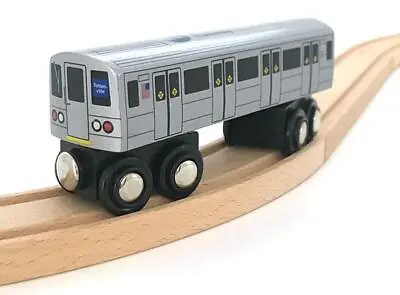 Munipals MP01-11SI Wooden Subway Train MTA NYC Staten Island Railway Car • $24.95