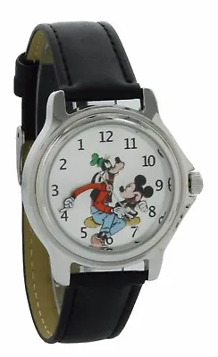 Vintage Style Backward Ticking Watch Goofy And Mickey Mouse Molded Hand Watch  • $51.99