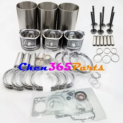 Rebuild Kit For Mitsubishi L3E-31NSA Engine HANIX H15A H15B H15B Plus Excavator • $502.90