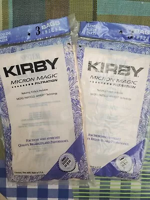 $12.67 • Buy Genuine KIRBY Vacuum Cleaner MICRON MAGIC Filtration Bags #197294