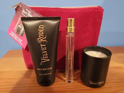 NWB Miranda Lambert Idyllwind Velvet Rodeo Gift Set - Cosmetic Bag • $22.50