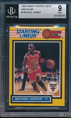 1989 Kenner One On One #5 Michael Jordan Starting Lineup Bgs 9 Mint Tough! • $823.23