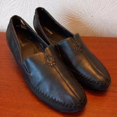 £9.50 • Buy M&S Footglove Leather Shoes Black Size 6