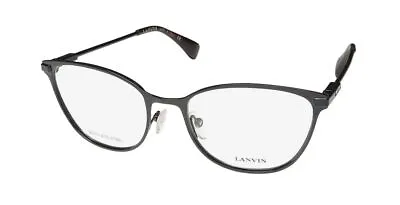 New Lanvin Vln095s Eyeglass Frame Black 52-18-140 Metal & Plastic Full-rim • $79.95