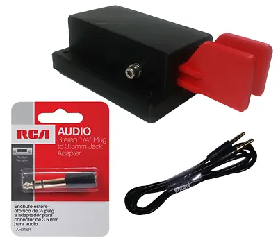 Lightweight Double Paddle Morse Code Key W/ Cable & Adapter • $49.95