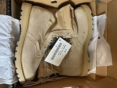 Hot Weather Tan Combat Boots For Men Size US 16XXW Rocky Vibram Boots With Tags • $44.99