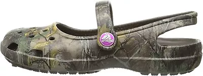 £39.09 • Buy Crocs Women's Shayna RT Xtra Mary Jane Flat, Chocolate/Fuchsia Camo, 4 M US