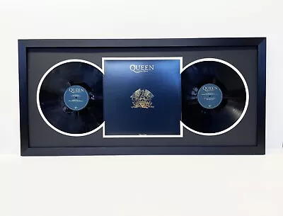 2xVinyl Frame Wall Album Art Display Frame For Double LP 12  Record Cover Sleeve • $62.22